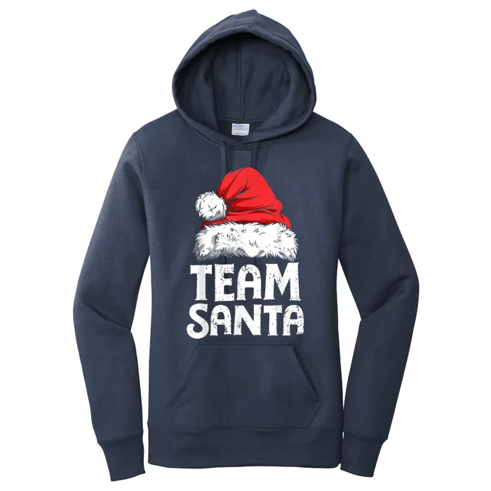 Team Santa Christmas Squad Family Matching Pajamas Boys Men Women's Pullover Hoodie