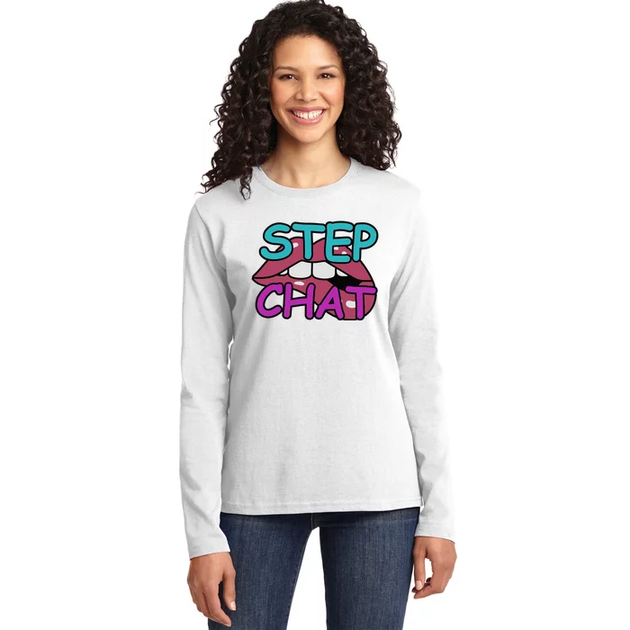 Twitch Step Chat Ladies Long Sleeve Shirt