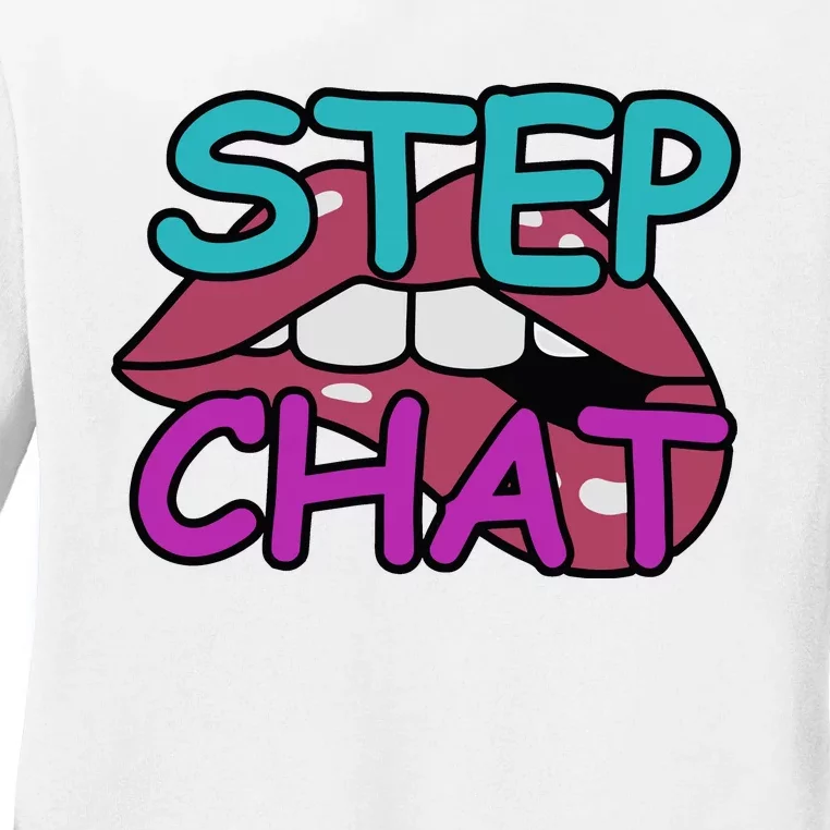 Twitch Step Chat Ladies Long Sleeve Shirt