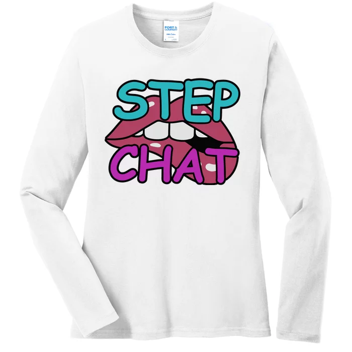 Twitch Step Chat Ladies Long Sleeve Shirt