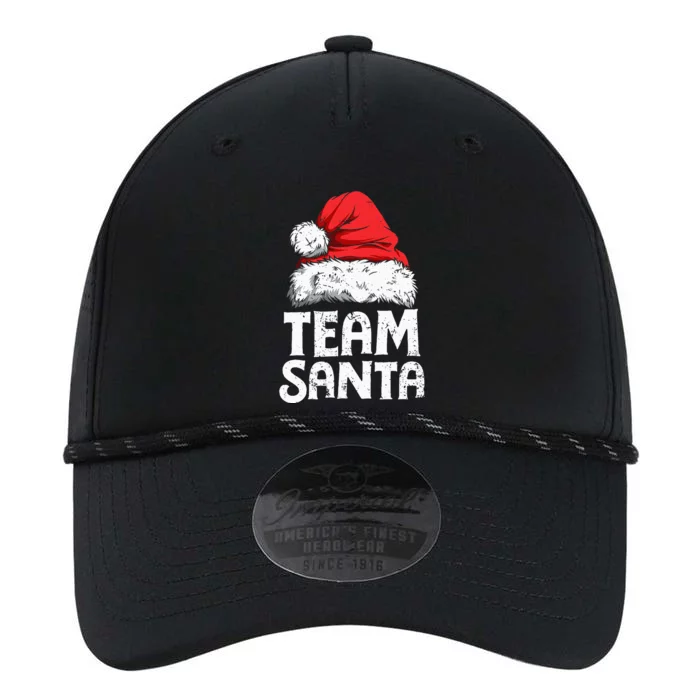 Team Santa Christmas Squad Family Matching Pajamas Performance The Dyno Cap