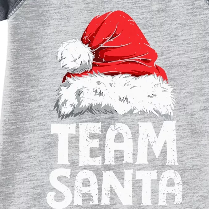 Team Santa Christmas Squad Family Matching Pajamas Infant Baby Jersey Bodysuit