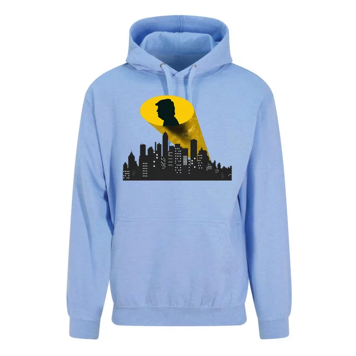 Trump Signal Calling A Super Hero Unisex Surf Hoodie