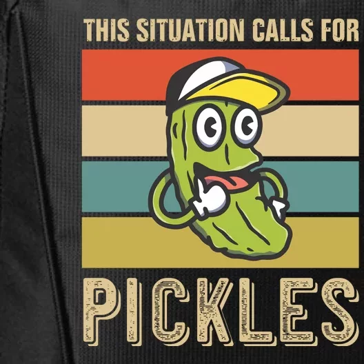 This Situation Calls For Pickles City Backpack