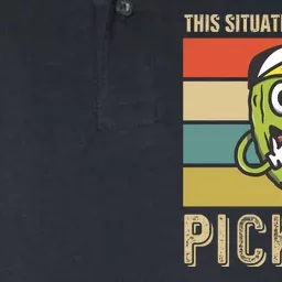 This Situation Calls For Pickles Softstyle Adult Sport Polo