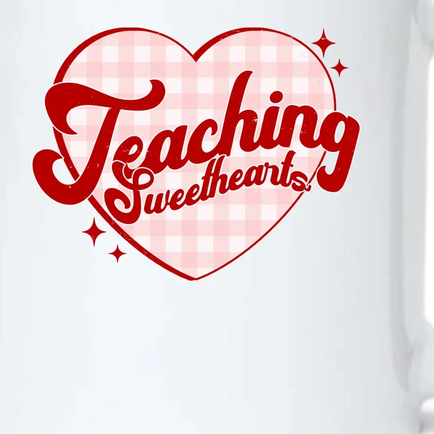 Teaching Sweethearts Cute Valentines Day Teacher Black Color Changing Mug