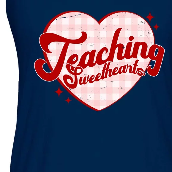 Teaching Sweethearts Cute Valentines Day Teacher Ladies Essential Flowy Tank