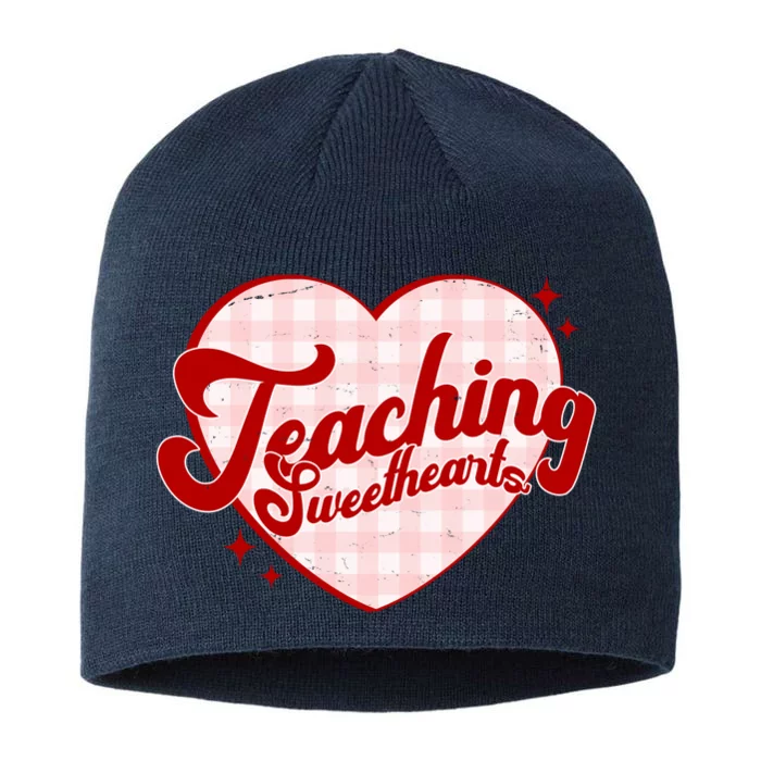 Teaching Sweethearts Cute Valentines Day Teacher 8 1/2in Sustainable Knit Beanie