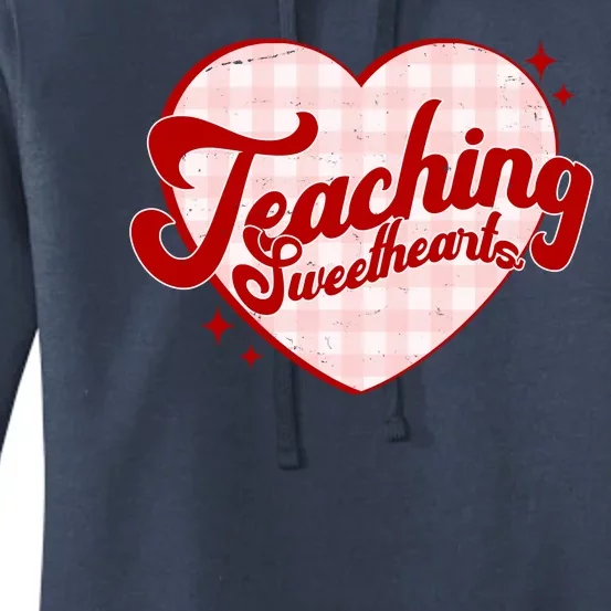 Teaching Sweethearts Cute Valentines Day Teacher Women's Pullover Hoodie