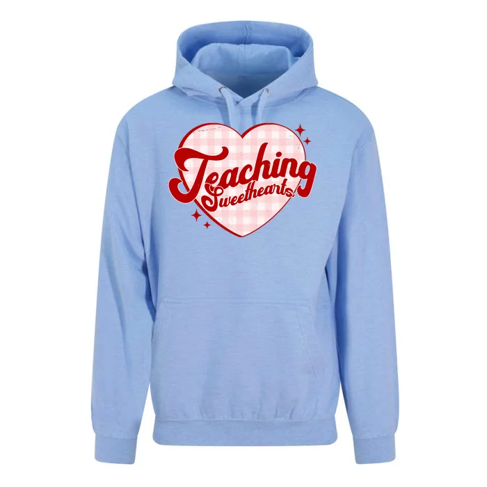 Teaching Sweethearts Cute Valentines Day Teacher Unisex Surf Hoodie