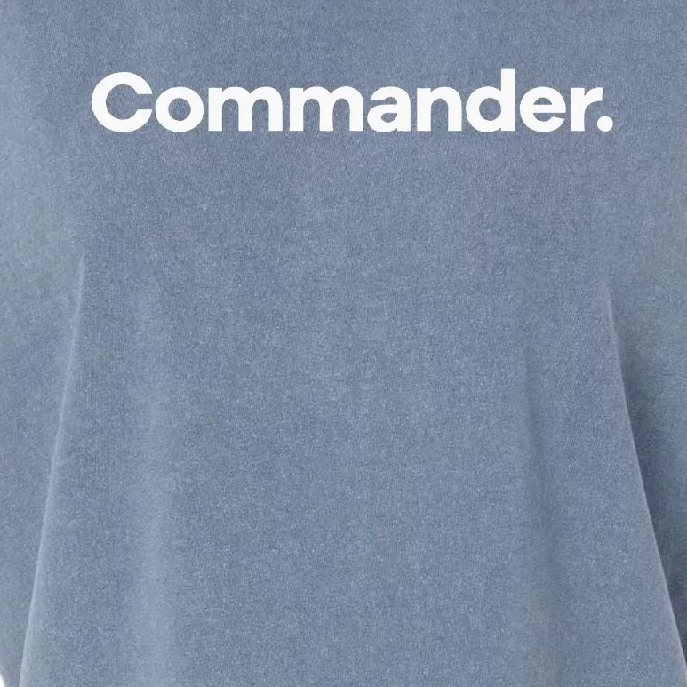 That Says Commander Garment-Dyed Women's Muscle Tee