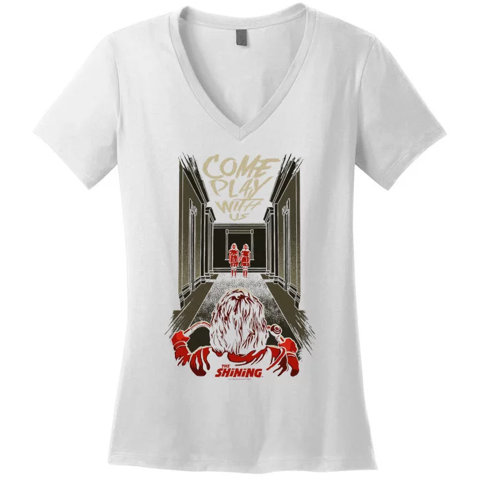 The Shining Come Play With Us Women's V-Neck T-Shirt