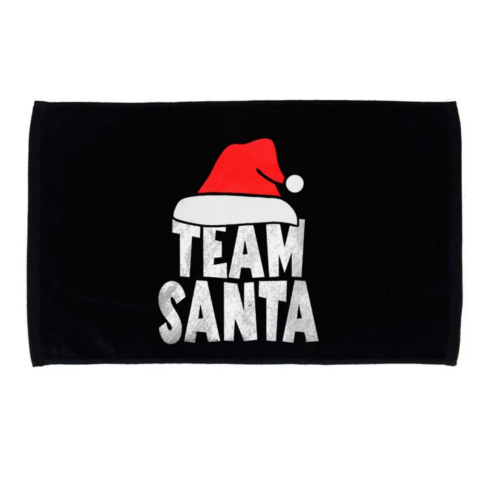 Team Santa Christmas Squad Family Matching Pajamas Microfiber Hand Towel