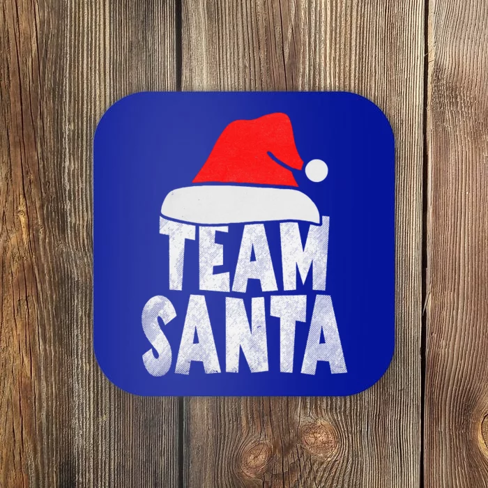 Team Santa Christmas Squad Family Matching Pajamas Coaster