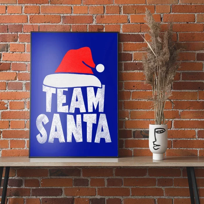 Team Santa Christmas Squad Family Matching Pajamas Poster