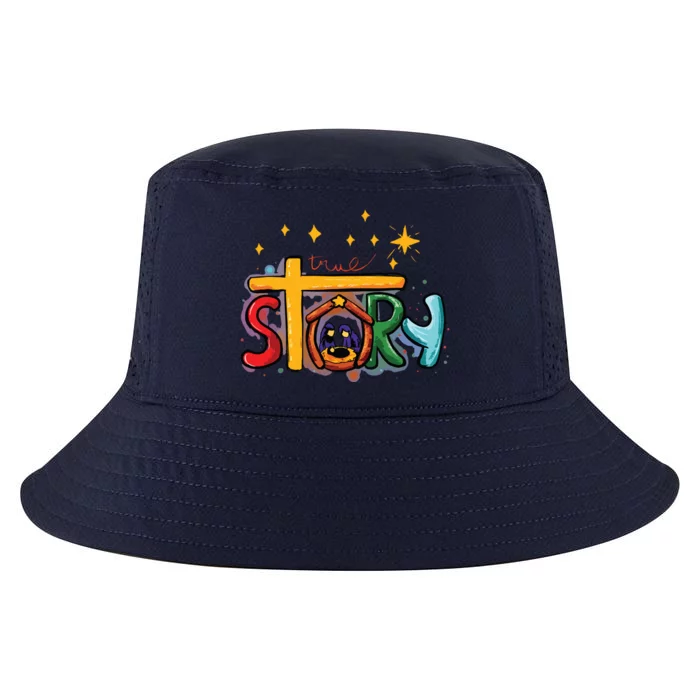 True Story Christmas Nativity Jesus Christian Christmas Cool Comfort Performance Bucket Hat