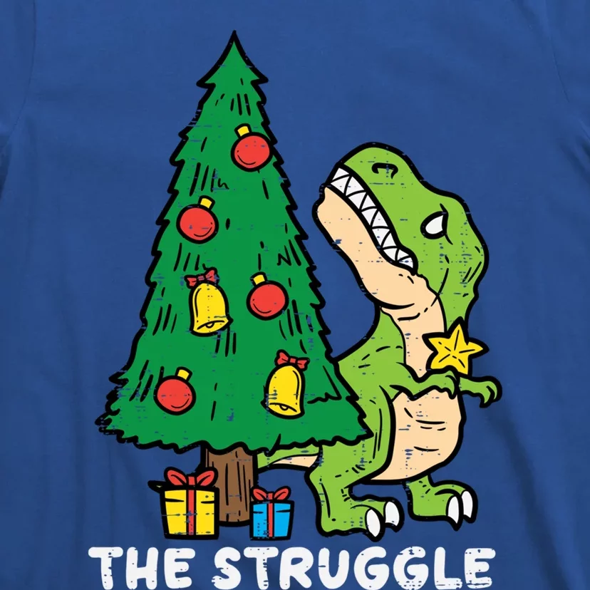 The Struggle Cute Trex Dino Funny Christmas Toddler Boys Gift T-Shirt