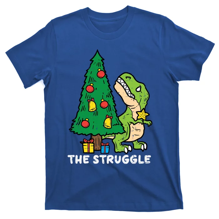 The Struggle Cute Trex Dino Funny Christmas Toddler Boys Gift T-Shirt