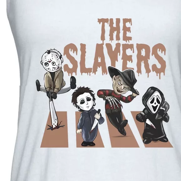 The Slayers Chibi Horror Movie Characters Ladies Essential Flowy Tank