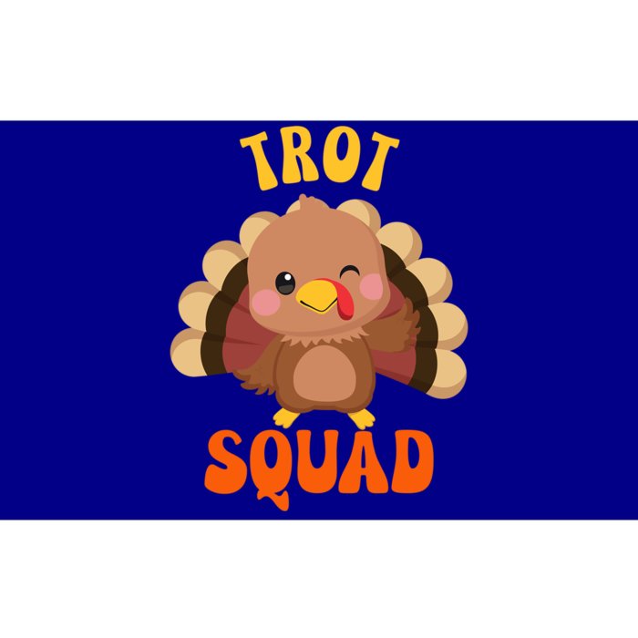 Trot Squad Cute Turkey Thanksgiving Meaningful Gift Bumper Sticker