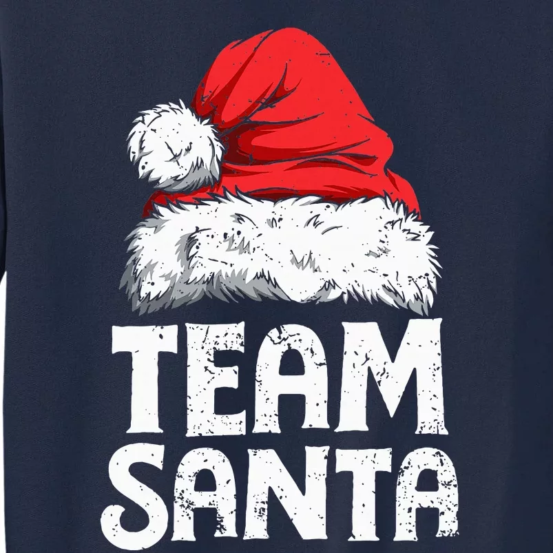 Team Santa Christmas Squad Family Matching Pajamas Tall Sweatshirt