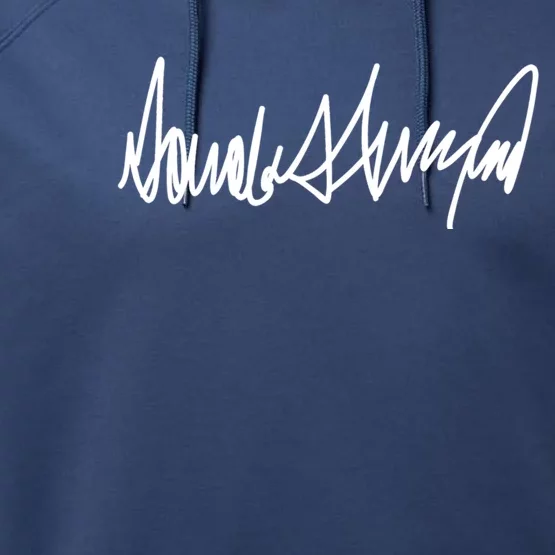 Trump Signature Design Gift Performance Fleece Hoodie