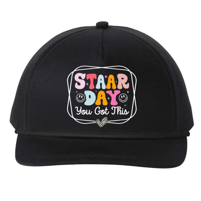 Test Staar Day You Got This Teacher Testing Day Snapback Five-Panel Rope Hat