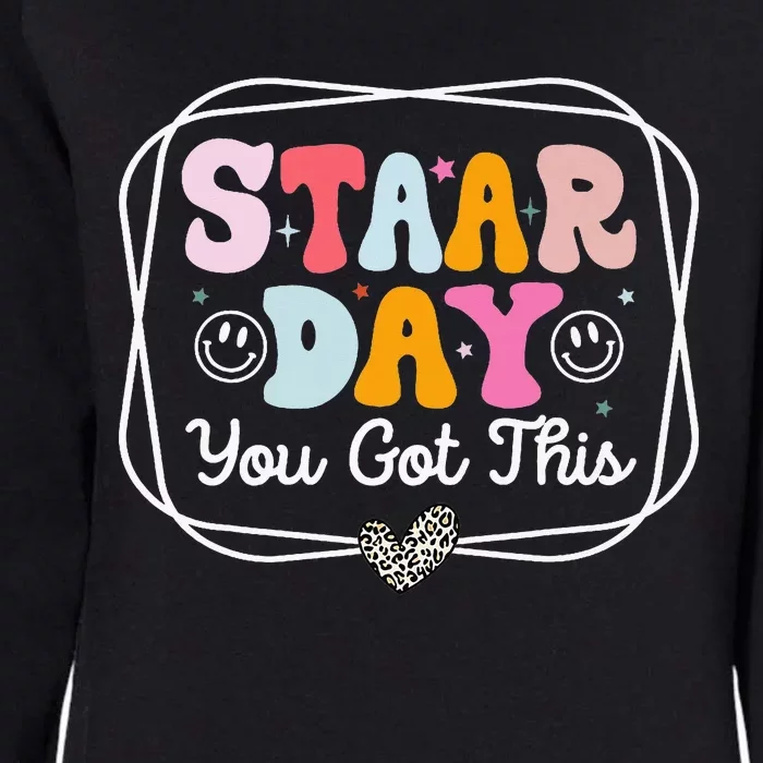 Test Staar Day You Got This Teacher Testing Day Womens California Wash Sweatshirt