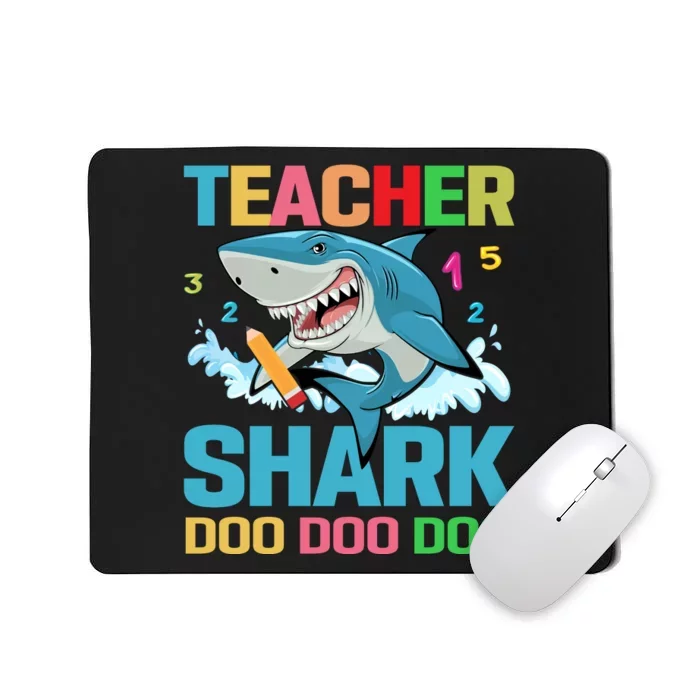 Teacher Shark Doo Doo Doo Back To School Mousepad