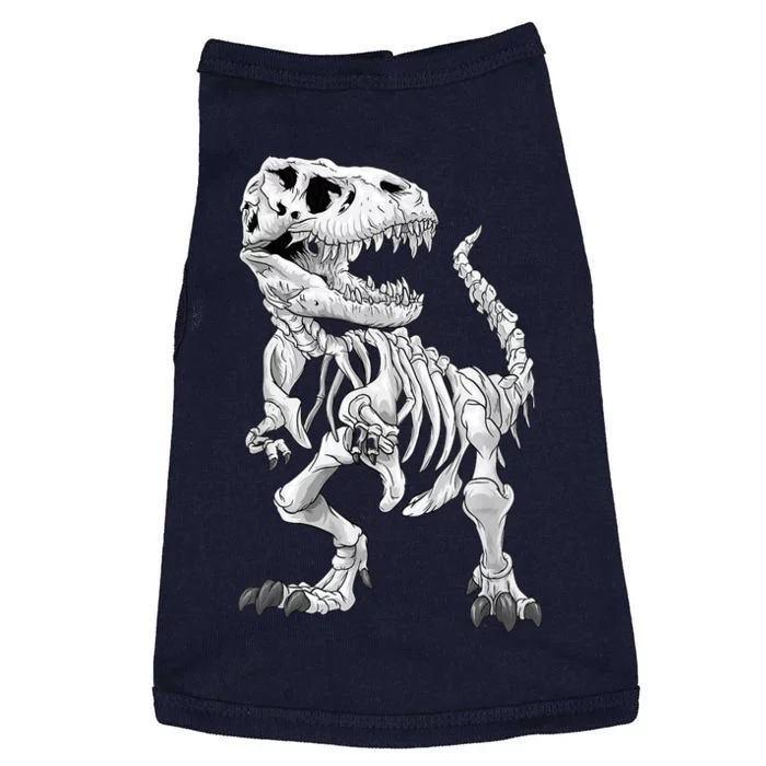 T-Rex Skeleton Dino bones paleontologist Fossil Dinosaur Doggie Tank