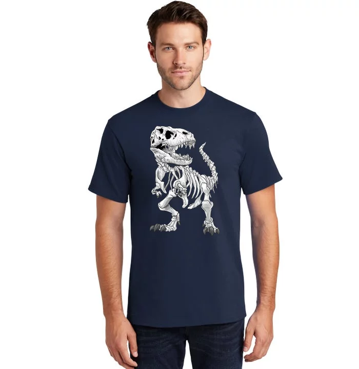 T-Rex Skeleton Dino bones paleontologist Fossil Dinosaur Tall T-Shirt