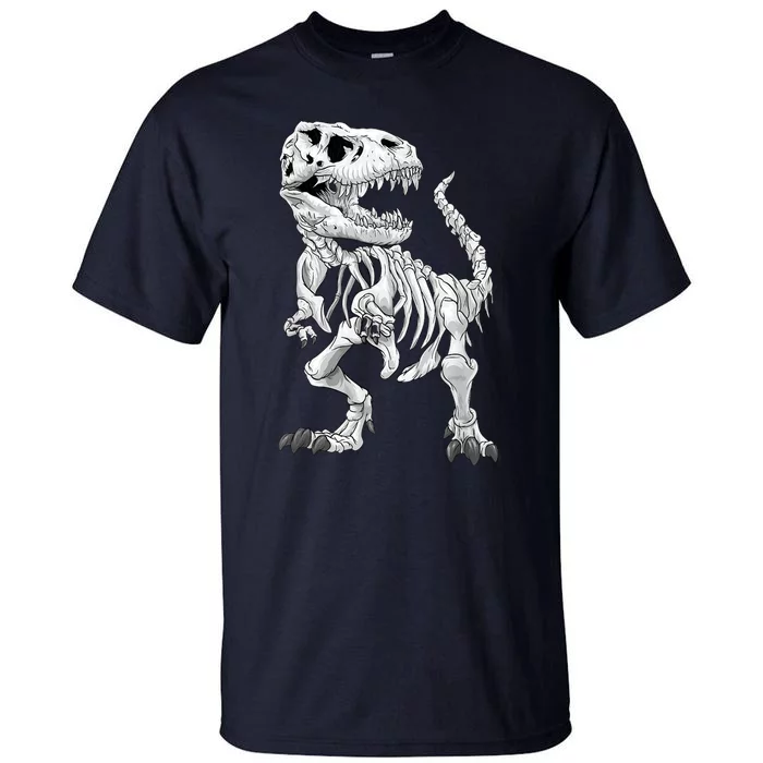 T-Rex Skeleton Dino bones paleontologist Fossil Dinosaur Tall T-Shirt