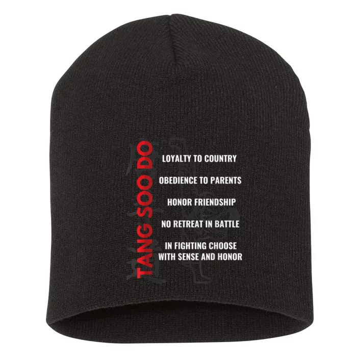 Tang Soo Do Martial Arts Karate Training Short Acrylic Beanie