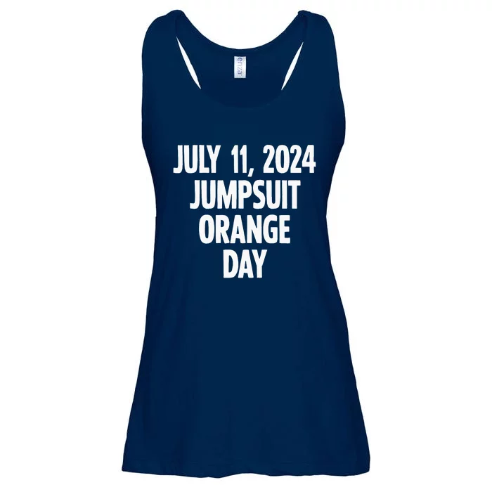 Trump Sentencing Day July 11 2024 Orange Jumpsuit Day Court Ladies Essential Flowy Tank