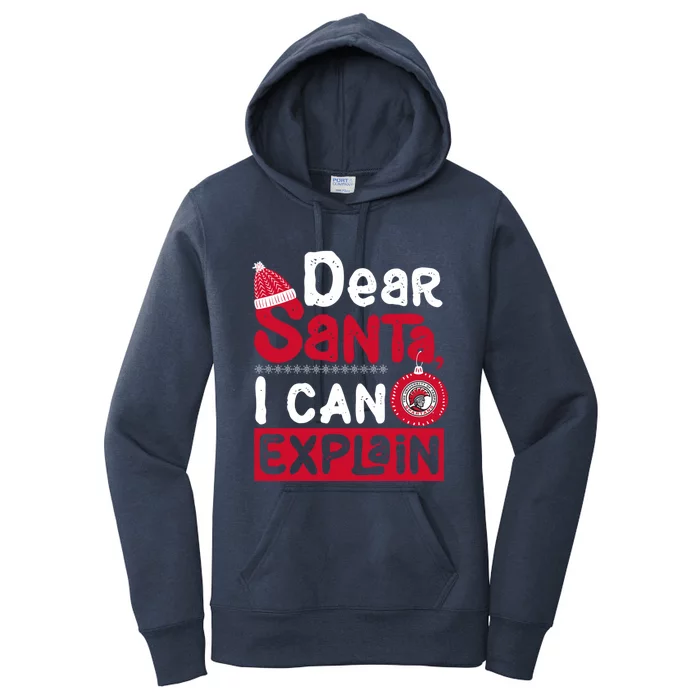 Tampa Spartans Dear Santa I Can Explain Funny Ugly Christmas Gift Women's Pullover Hoodie