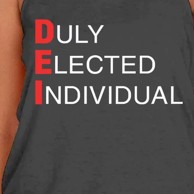 Tami Sawyer Duly Elected Individual Dei Women's Knotted Racerback Tank