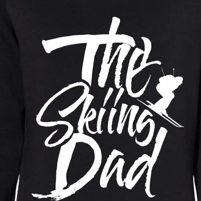 The Skiing Dad Father Skier Ski Great Gift Womens California Wash Sweatshirt