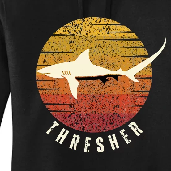 Thresher Shark Deep Sea Fishing Ocean Fish Shark Women's Pullover Hoodie