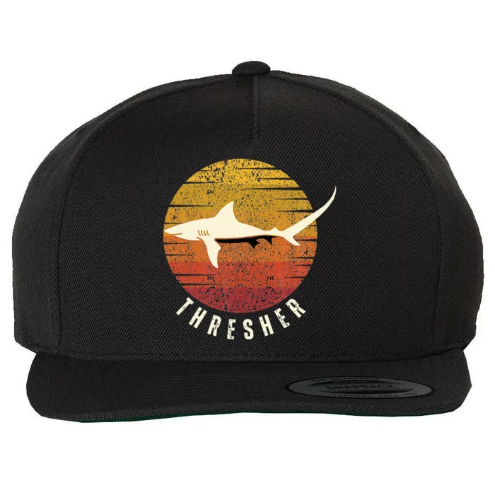 Thresher Shark Deep Sea Fishing Ocean Fish Shark Wool Snapback Cap