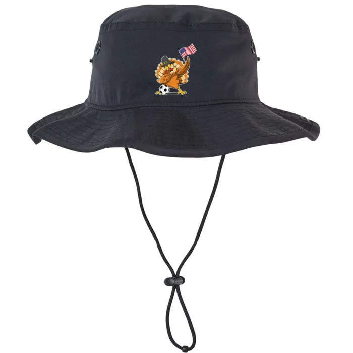 Thanksgiving Soccer  Dabing Turkey USA Soccer Ball Legacy Cool Fit Booney Bucket Hat