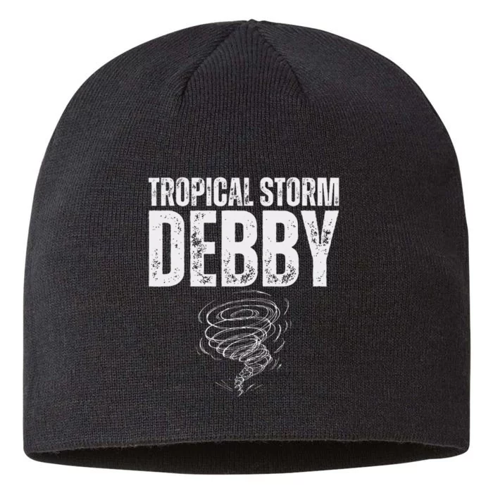 Tropical Storm Debby North Carolina 8 1/2in Sustainable Knit Beanie