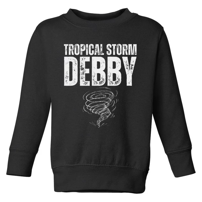 Tropical Storm Debby North Carolina Toddler Sweatshirt