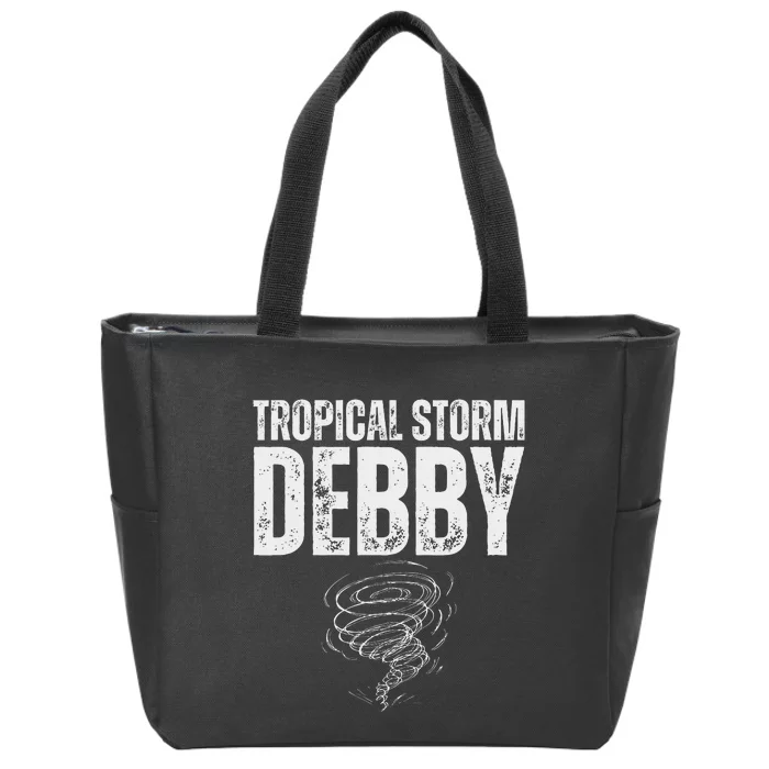 Tropical Storm Debby North Carolina Zip Tote Bag