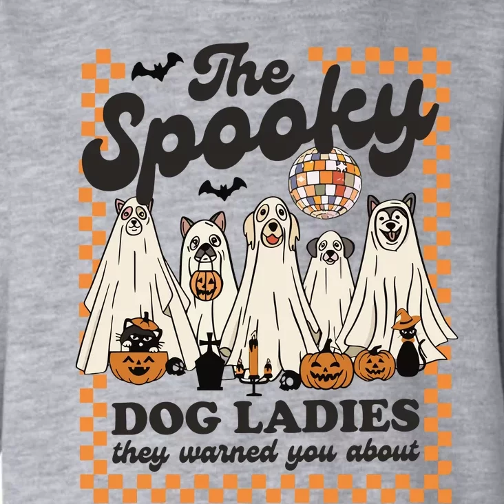 The Spooky Dog Lady Spooky Dog Mom Childless Dog Lady For Kamala Harris Toddler Hoodie