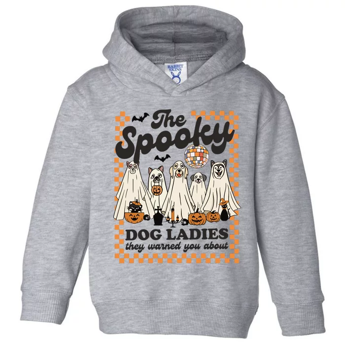 The Spooky Dog Lady Spooky Dog Mom Childless Dog Lady For Kamala Harris Toddler Hoodie