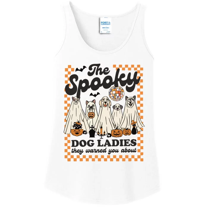 The Spooky Dog Lady Spooky Dog Mom Childless Dog Lady For Kamala Harris Ladies Essential Tank