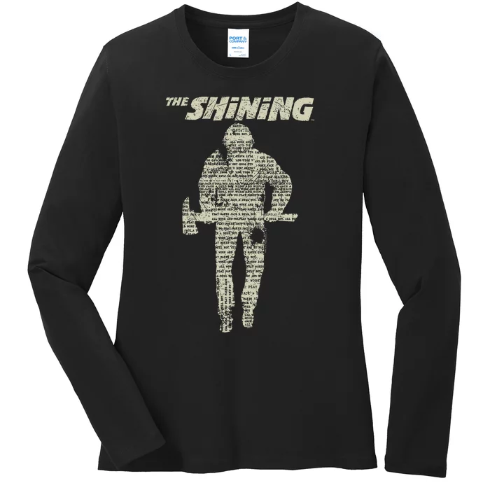 The Shining Dull Boy Light Ladies Long Sleeve Shirt