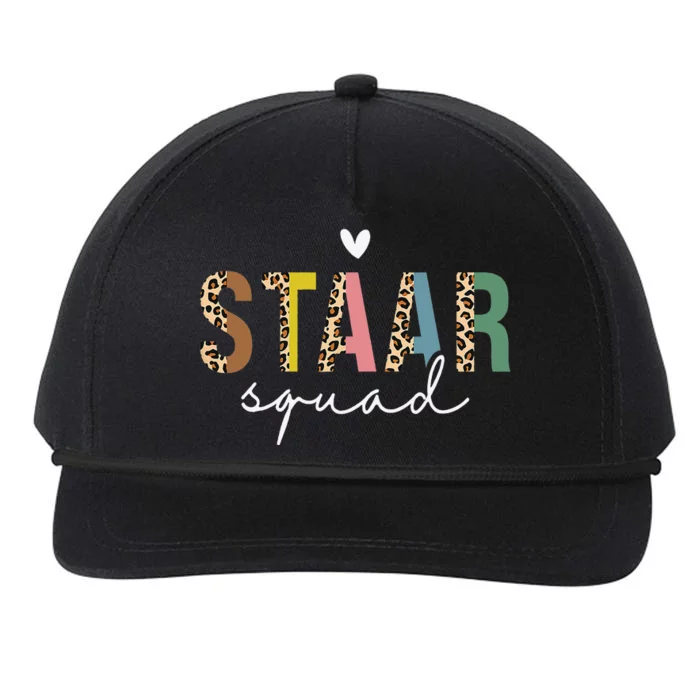 Test STAAR Day Squad Mode On Teacher Testing Day Student Snapback Five-Panel Rope Hat