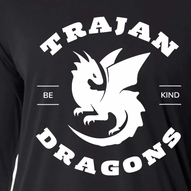 Trajan School Dragons Cooling Performance Long Sleeve Crew