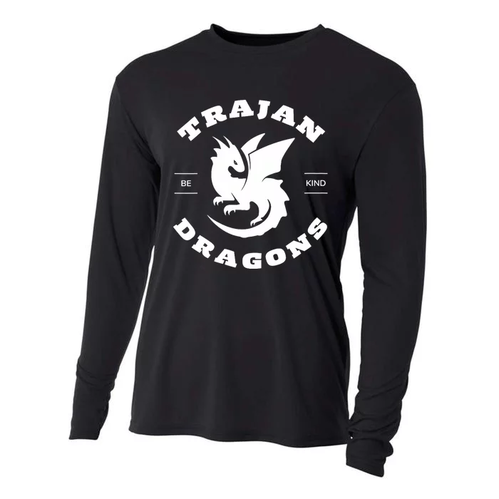 Trajan School Dragons Cooling Performance Long Sleeve Crew